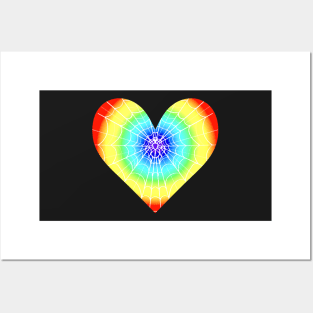 Spider Web Heart V26 Posters and Art